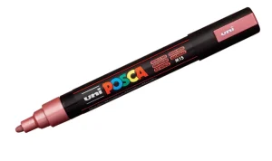 MARKER UNI PC-5M POSCA METALLIC RED