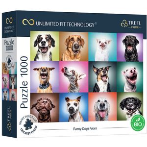 PUZZLE SMIJEŠNA PSEĆA LICA 1000 KOM