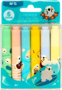FLUO MARKER SUMMER CHA-CHA-CHA MINI 6/1