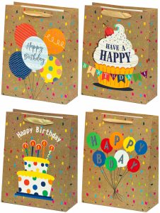 VREĆICA UKRASNA HAPPY BIRTHDAY MEDIUM