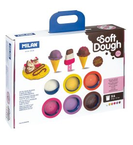 PLASTELIN MILAN SOFT DOUGH ICE CREAMS&WAFFLES 6 BOJA