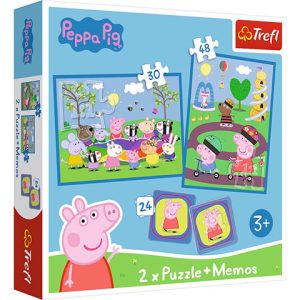PUZZLE I IGRA MEMORIJE PEPA PIG 2U1