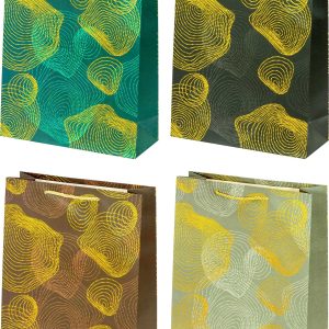 VREĆICA UKRASNA ABSTRACT GOLD MEDIUM